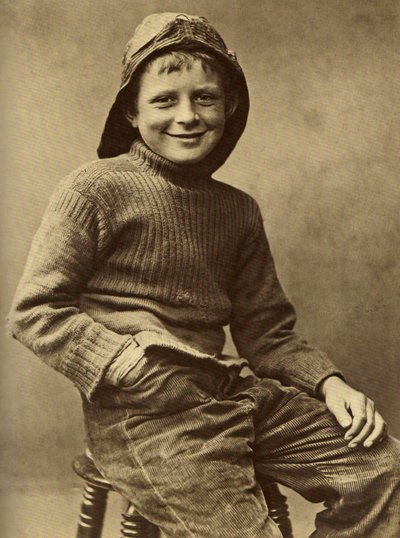 Retrato de um jovem rapaz de 1889 de Frank Meadow Sutcliffe