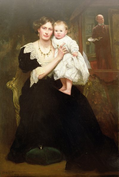 Sra. Moss Bennett e filho de Frank Moss Bennett