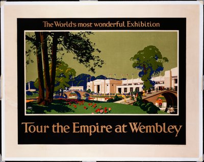 Visita ao Império em Wembley de Frank Newbould
