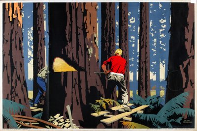 Sem título (litografia a cores) de Frank Newbould