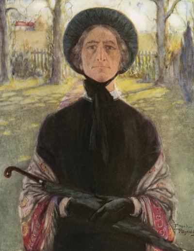 Miss Betsey Trotwood (litografia a cores) de Frank Reynolds