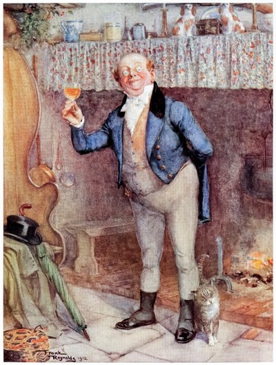 Sr. Pickwick de "The Posthumous Papers of the Pickwick Club" (Os Documentos Póstumos do Clube Pickwick) de Frank Reynolds