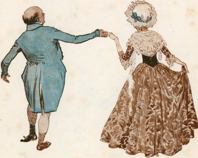 The Pickwick Papers (litografia a cores) de Frank Reynolds