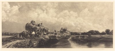 Um Canal Romano, 1904. de Frank Short