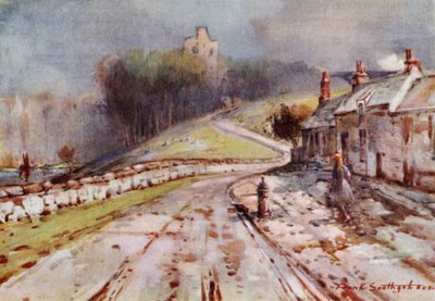 Castelo Norham (cor litho) de Frank Southgate