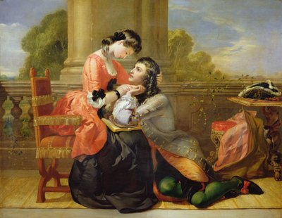 Acasalados (óleo sobre tela) de Frank Stone