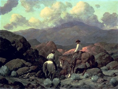Para o país de Jackson Hole de Frank Tenney Johnson