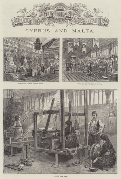 Exposição Colonial e Indiana, Chipre e Malta de Frank Watkins