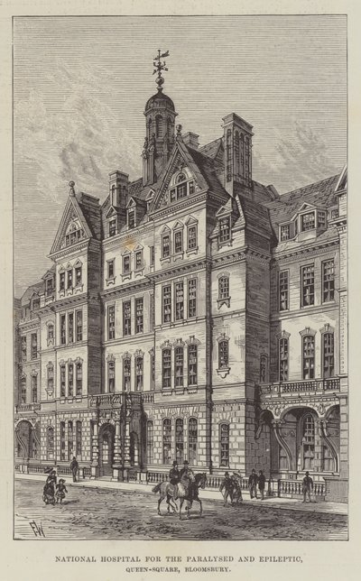 Hospital Nacional para o Paralisado e Epiléptico, Queen-Square, Bloomsbury de Frank Watkins