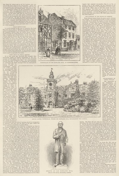 Sir Rowland Hill e Penny Postage, um Jubileu Memorável de Frank Watkins