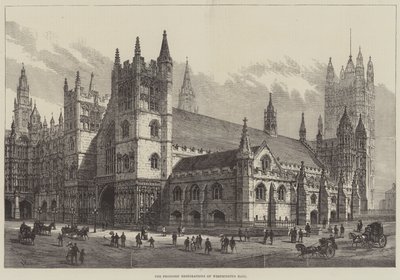 As propostas de restaurações de Westminster Hall de Frank Watkins