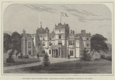 Visita da Rainha ao Norte do País de Gales, Pale Mansion House, Llandderfel, ocupada pela Rainha de Frank Watkins