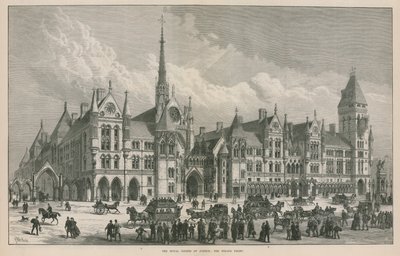O Royal Courts of Justice: A frente da Strand de Frank Watkins