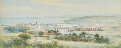 Berwick (aguarela) de Frank Watson Wood