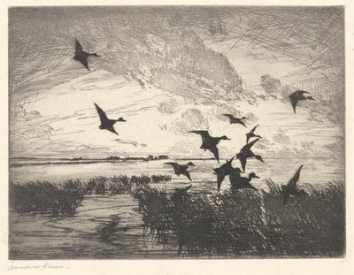 Depois do pôr-do-sol de Frank Weston Benson