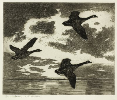 paisagem de Frank Weston Benson