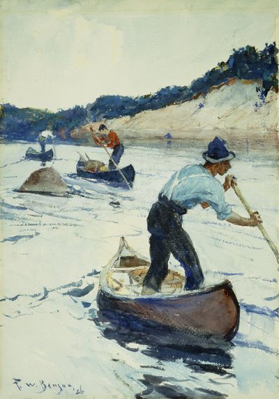 Canoagem de Frank Weston Benson