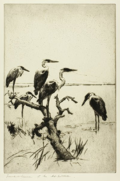 paisagem de Frank Weston Benson