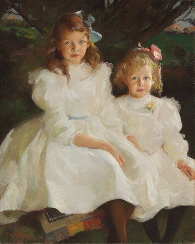 Duas rapariguinhas de Frank Weston Benson