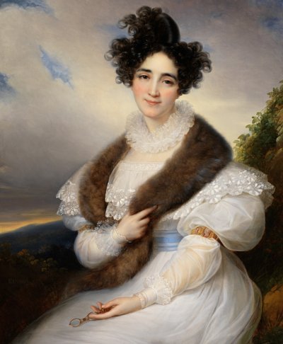 Retrato de Marie-Josephine Lafont-Porcher (óleo sobre tela) de François Joseph Kinsoen