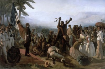Proclamação da Abolição da Escravidão nas Colônias Francesas, 27 de abril de 1848 de François Auguste Biard