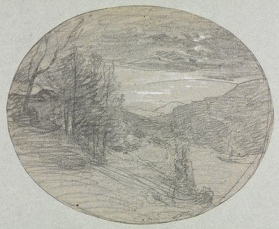 Paisagem de François Auguste Ravier