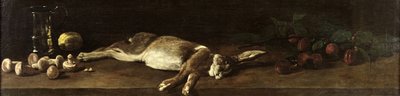 Ainda vida com uma lebre, 1863 de François Bonvin