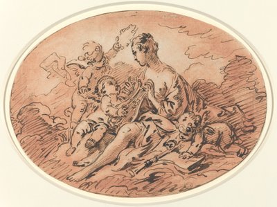 Alegoria da música de François Boucher