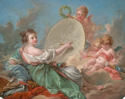 Alegoria da Pintura de François Boucher