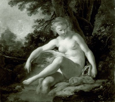 Ninfa de banho de François Boucher