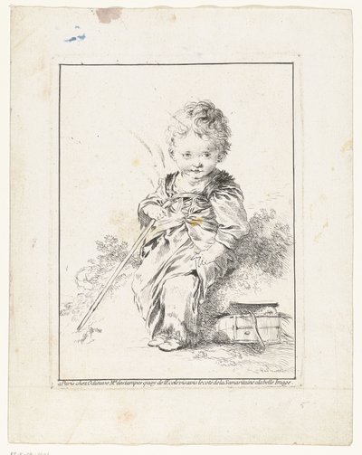 O pequeno limpador de chaminés Le petit Savoyard Quatro estampas com crianças (título da série) de François Boucher