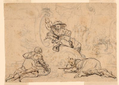 Desenhos para Ornamento Chinoiserie de François Boucher