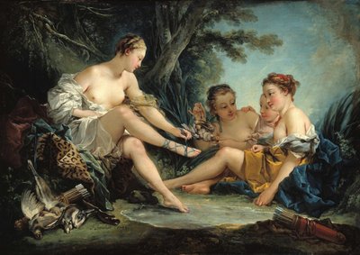 O Regresso de Diana da Caça, 1745. de François Boucher