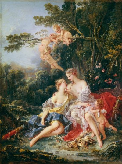 Júpiter e Calisto de François Boucher