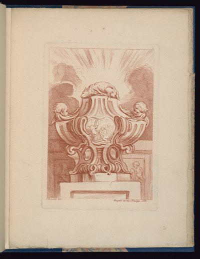 Placa 2, Livre de vasos (Livro de Vasos) de François Boucher
