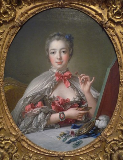 Retrato da Marquesa de Pompadour 1721-1764, 1750 de François Boucher