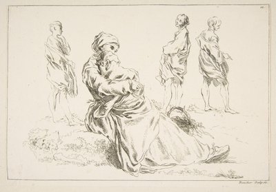 Folha de esboços, 1753. de François Boucher