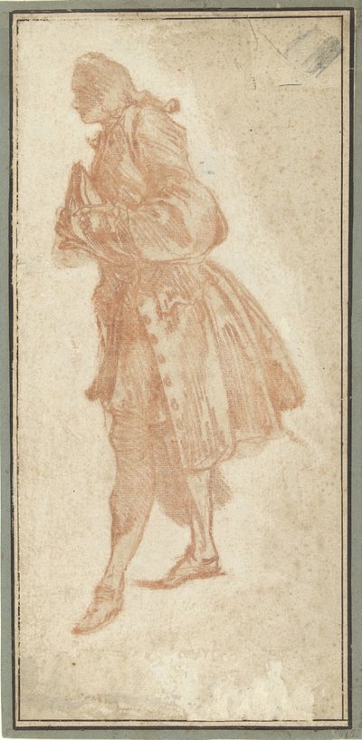 Estudo para Philinte Desenho para a ilustração de Le Misanthrope