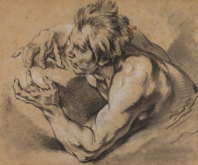 Estudo de um Tritão de François Boucher