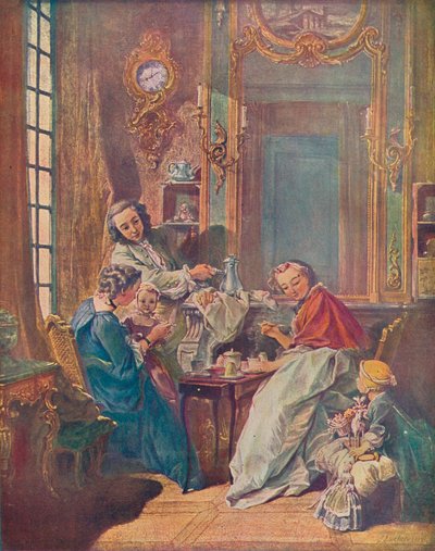 A refeição da tarde, 1739 de François Boucher
