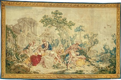 O Apanhador de Pássaros, da Nobre Pastoral de François Boucher
