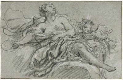Vênus e Cupido, segundo ou terceiro quartel do século XVIII. de François Boucher