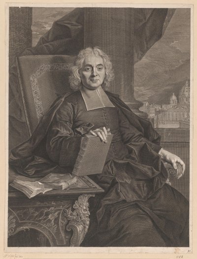 Retrato de Eusèbe Renaudot aos 74 anos de idade de François Chéreau (I)