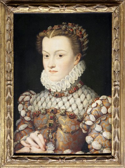 Retrato de Elisabeth da Áustria de François Clouet