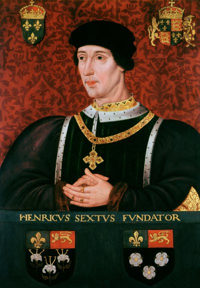 Retrato de Henrique VI da Inglaterra (1421-71) de François Clouet