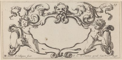 Cartela de François Collignon after Stefano Della Bella