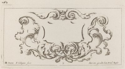 Cartela de François Collignon after Stefano Della Bella