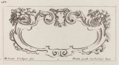 Cartela de François Collignon after Stefano Della Bella