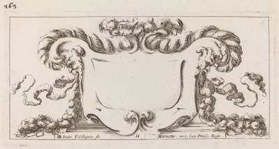 Cartela de François Collignon after Stefano Della Bella