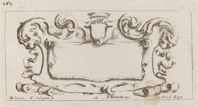 Cartela de François Collignon after Stefano Della Bella
